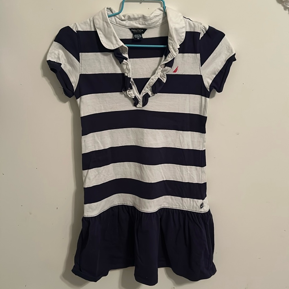 Girl’s 12 Striped Nautica Dress
